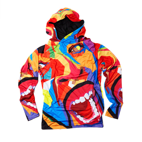 Screaming Face Reversible Hoody